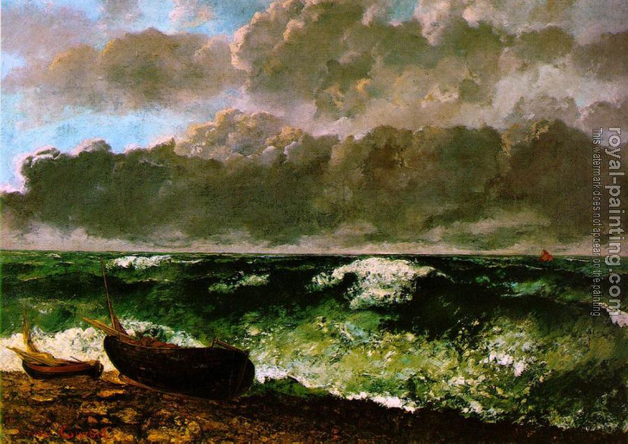 Gustave Courbet : The Stormy Sea (The Wave)